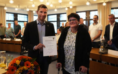 Neue Ortsvorsteherin für Obersdorf vereidigt